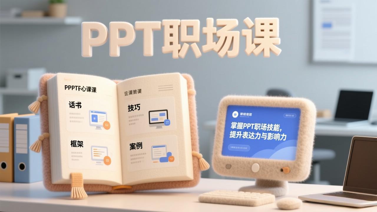 PPT职场课：话术+技巧+框架+案例，告别只会念PPT不会讲-1