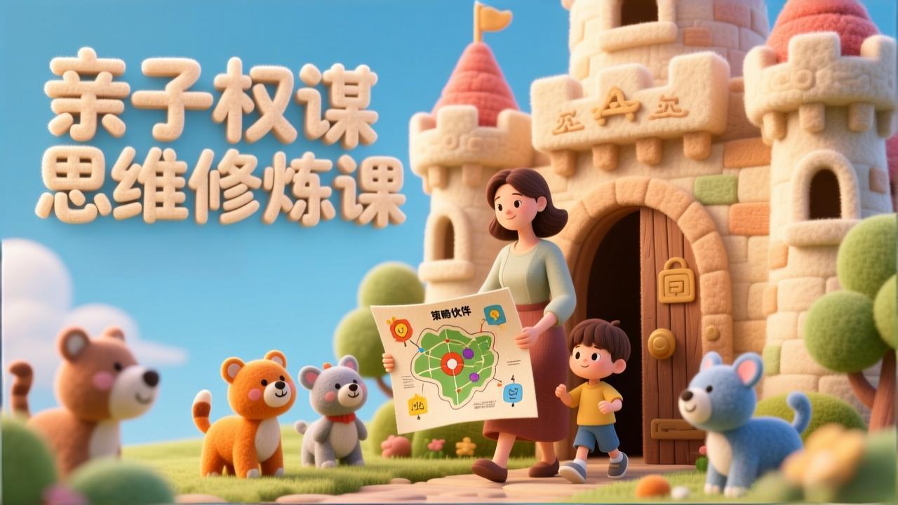 亲子权谋思维修炼课，通过80个故事培养孩子情商,不用卷娃就能培养优秀孩子-1