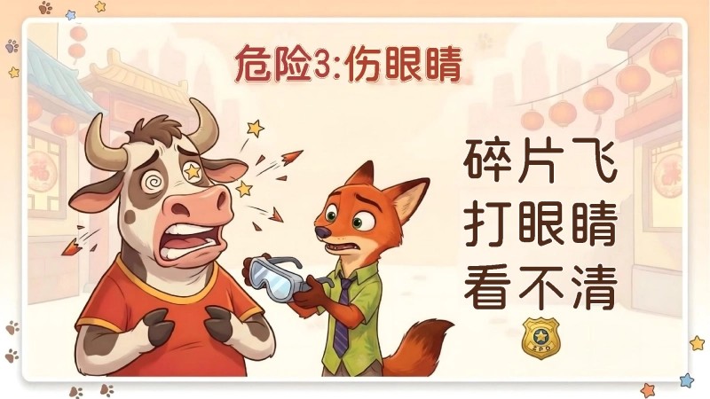 【通用】【安全教育】禁止燃放烟花爆竹主题班会《寒假无烟火平安过新年》-8