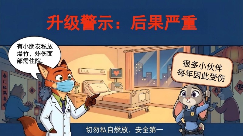 【通用】【安全教育】寒假安全教育主题班会《过年不放炮安全更热闹》-7