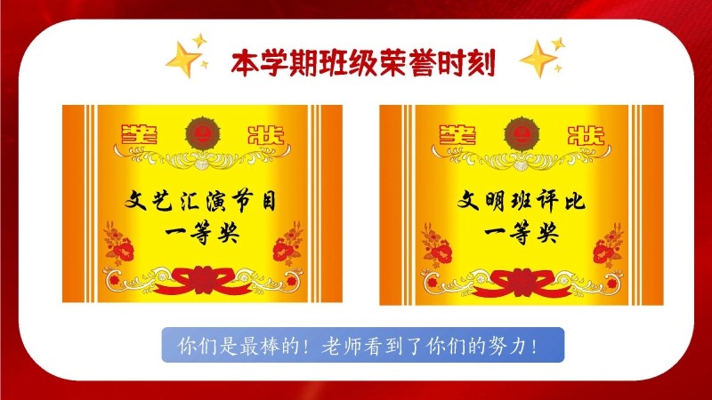 《小学期末蔬果表彰》小学寒假散学典礼安全教育PPT-10